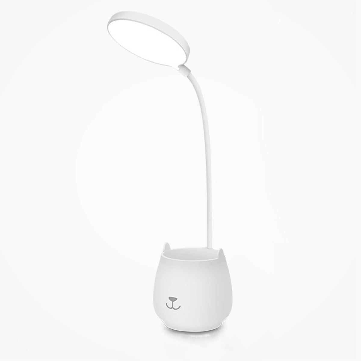 LED Desk Lamp With Pen Holder USB Power